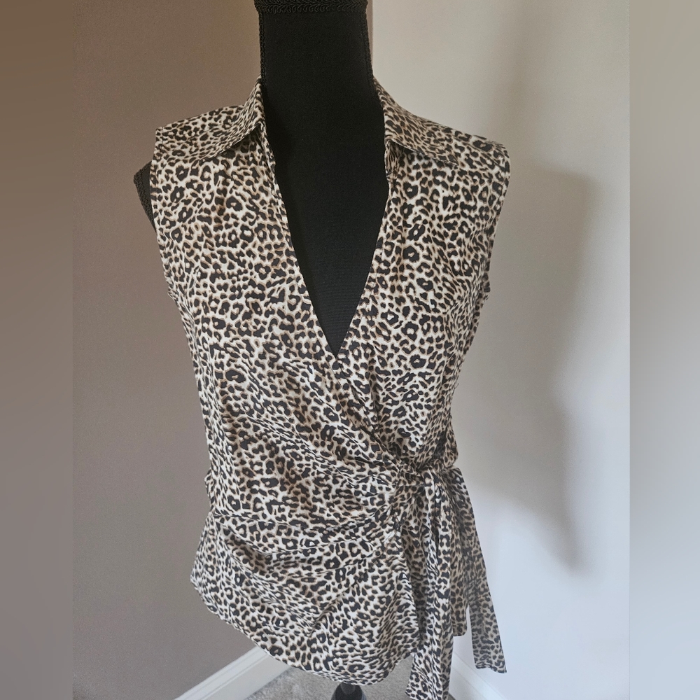 Wrap Cheetah top